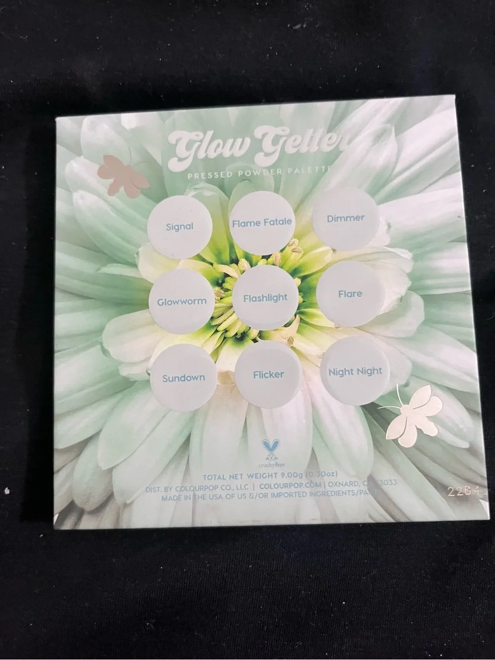 ColourPop Glow Getter Highlighter Palette - Mint & White Floral